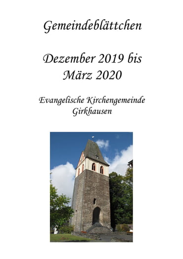 Gemeindebrief 12.19