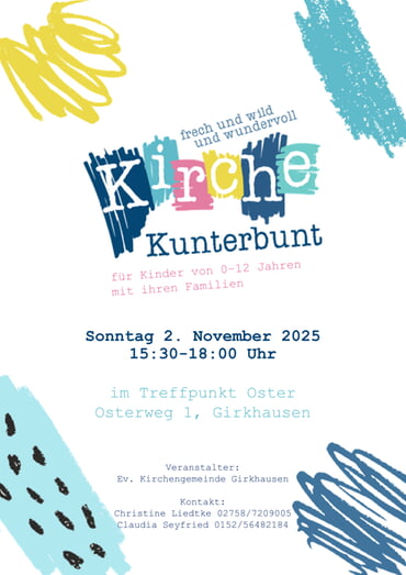 nächster Kirche Kunterbunt-Termin