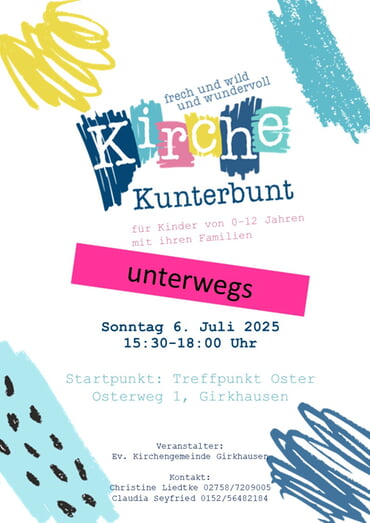 nächster Kirche Kunterbunt-Termin